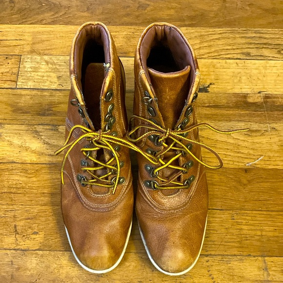 Vintage Timberland wedge boot brown size 8.5 - Picture 2 of 8
